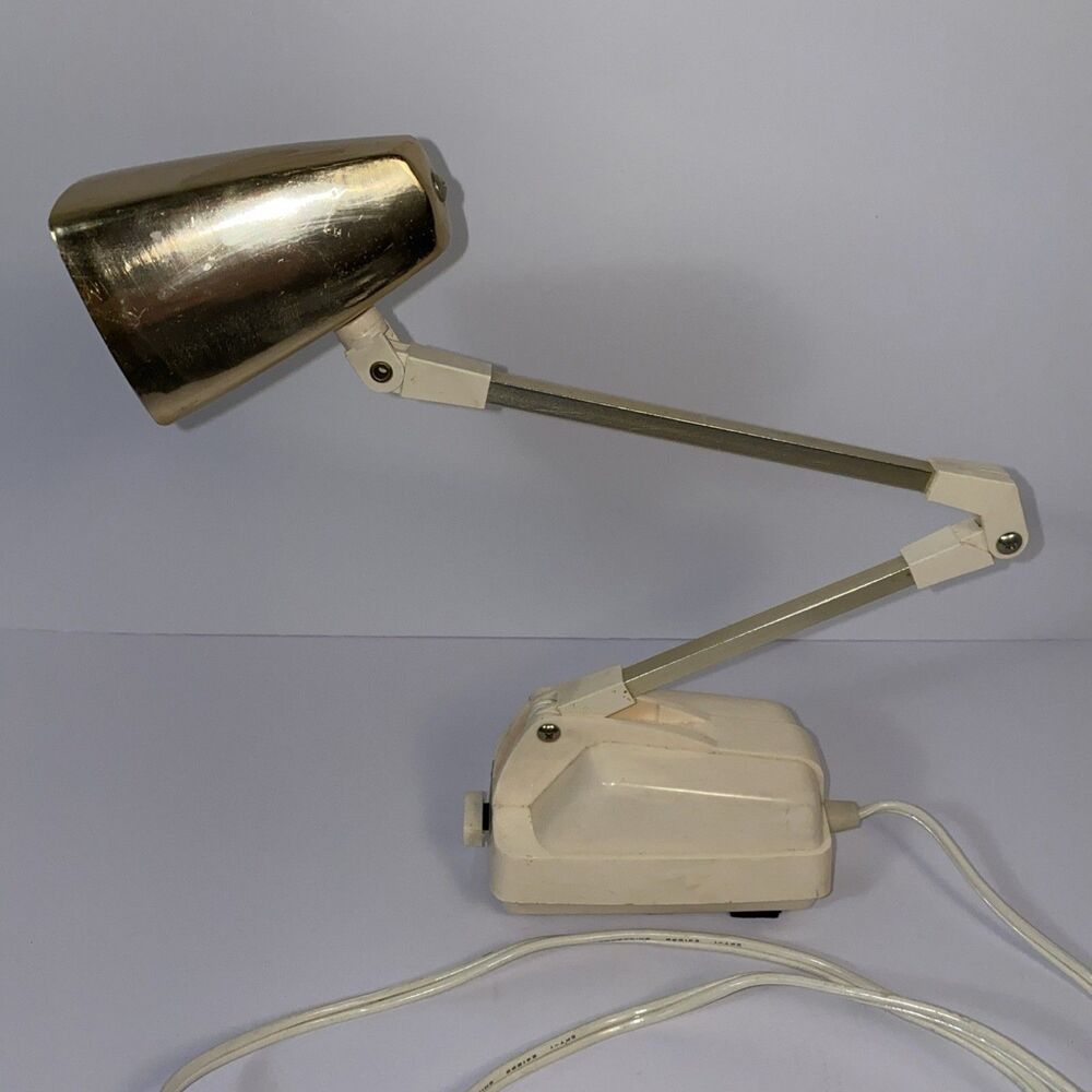 Vintage High Intensity Dorm Desk Lamp Japan Electric Folding MCM Works High Low